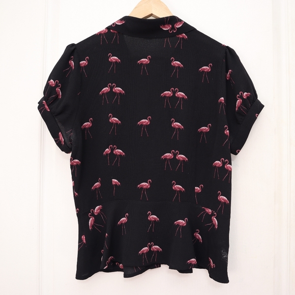Flamingo peplum blouse - Picture 2 of 2